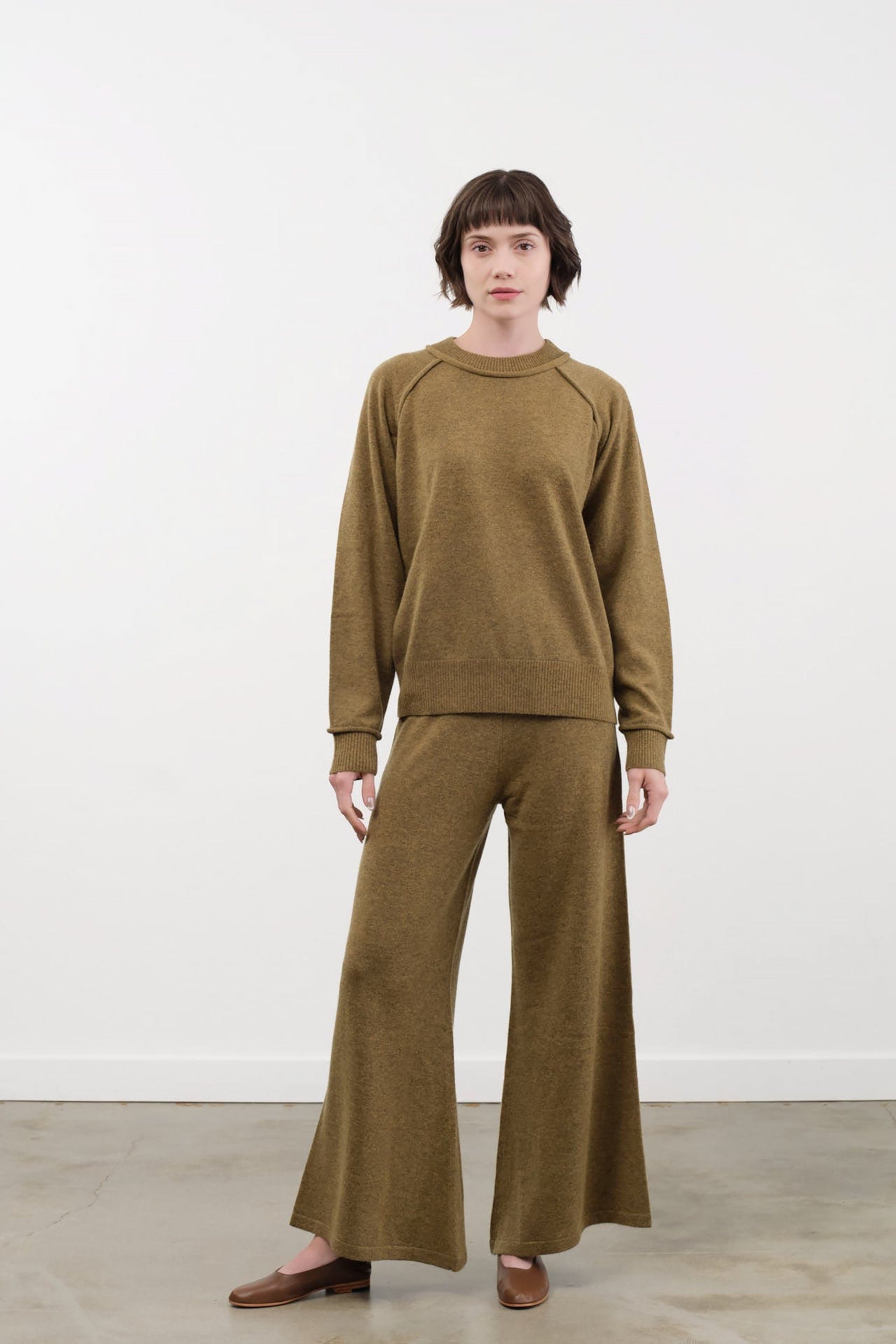 Rachel Comey Apparel Womens Knit Pants Jinx Pant in Mustard