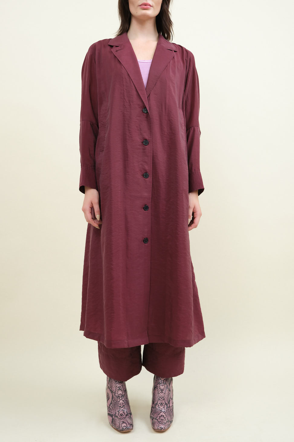 Front of Kilo Trench in Maroon