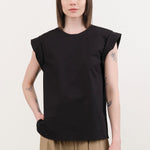 Rachel Comey Apparel Womens Blouses Lynx Top in Black