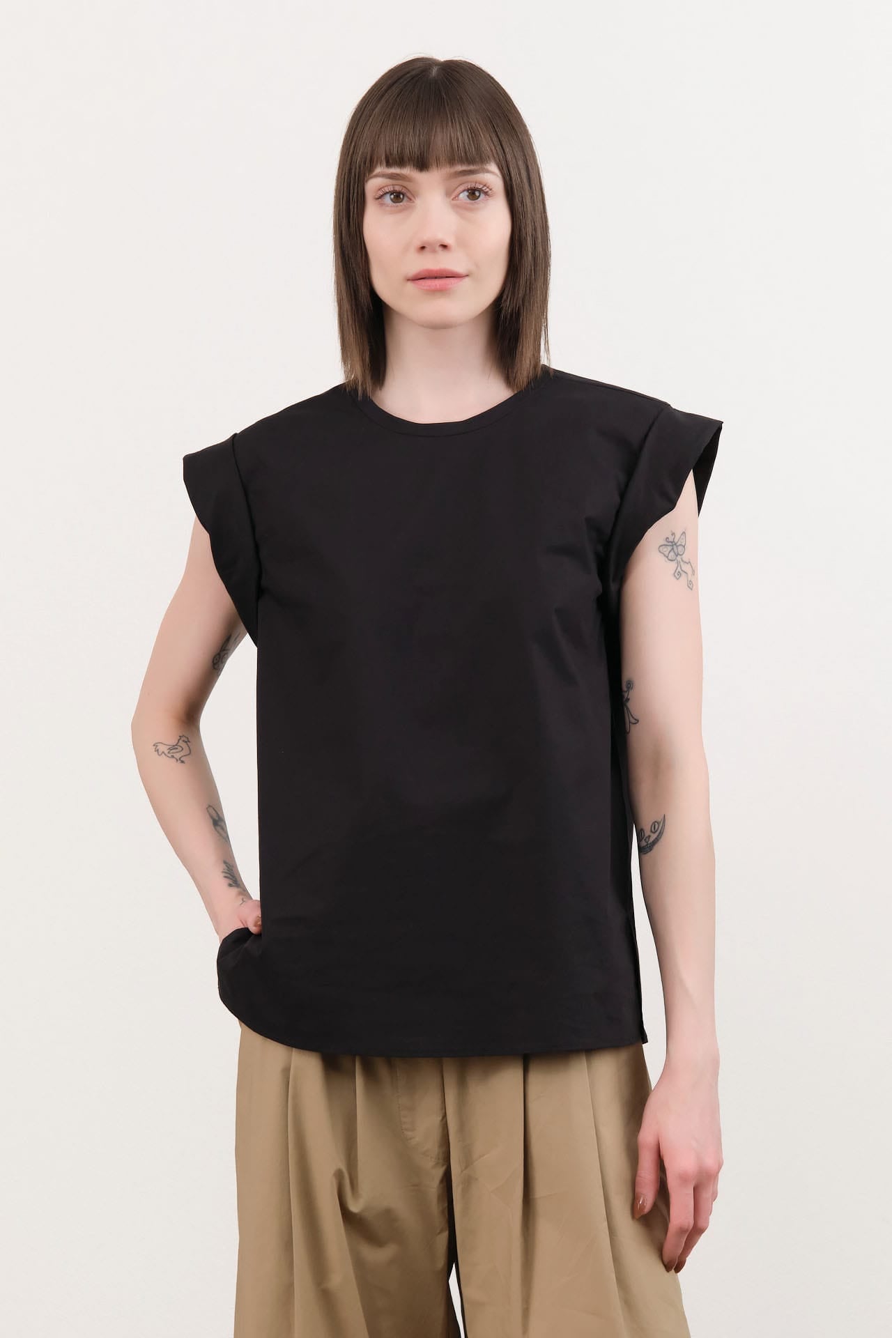 Rachel Comey Apparel Womens Blouses Lynx Top in Black