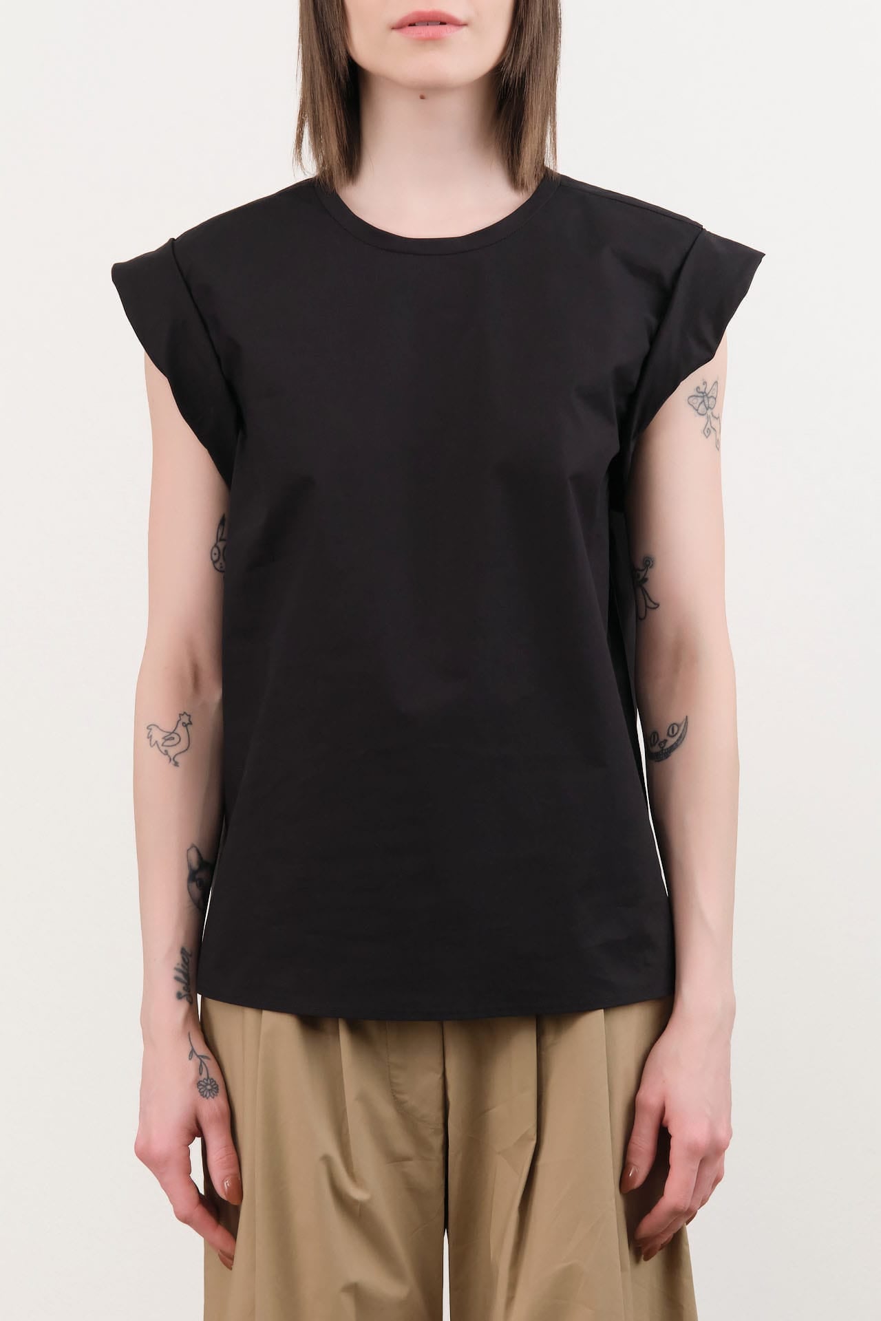 Rachel Comey Apparel Womens Blouses Lynx Top in Black