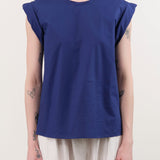 Rachel Comey Apparel Womens Blouses Lynx Top in Blue
