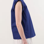 Rachel Comey Apparel Womens Blouses Lynx Top in Blue