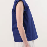 Rachel Comey Apparel Womens Blouses Lynx Top in Blue