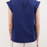 Rachel Comey Apparel Womens Blouses Lynx Top in Blue