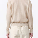 Cream Tan Marion V-Neck Sweater by Rachel Comey Designer Brand 