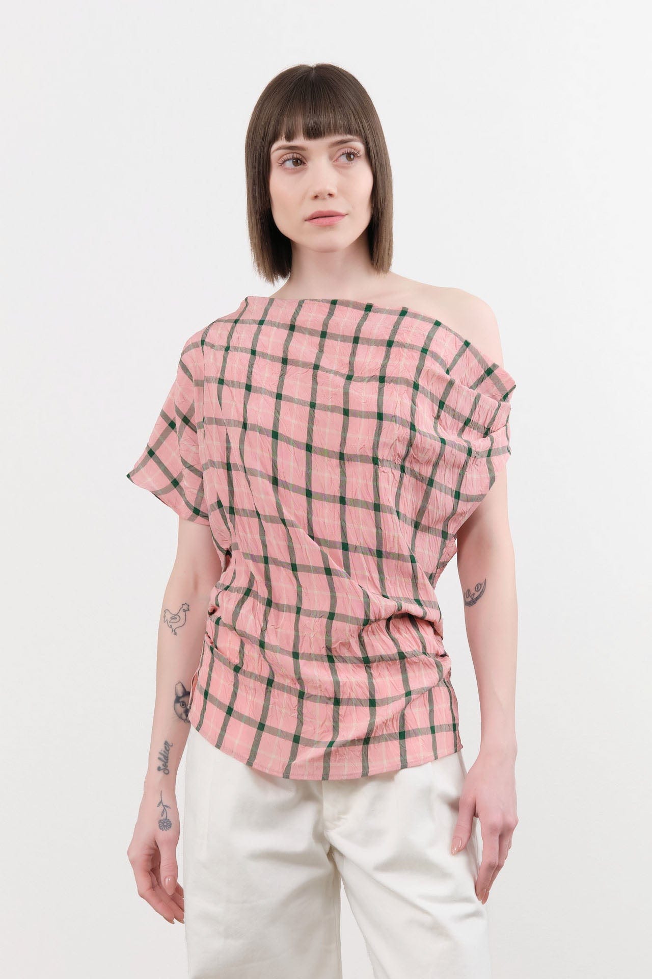 Rachel Comey Apparel Womens Blouses Mata Top in Pink