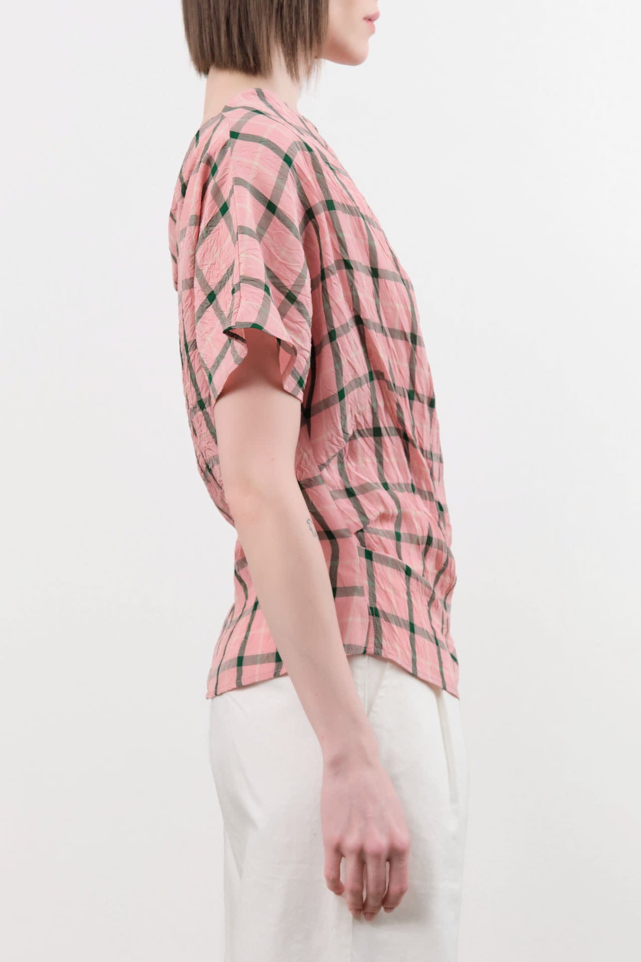 Rachel Comey Apparel Womens Blouses Mata Top in Pink