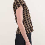 Rachel Comey Apparel Womens Blouses Mead Tee in Brown