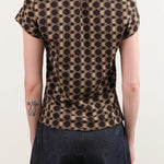 Rachel Comey Apparel Womens Blouses Mead Tee in Brown