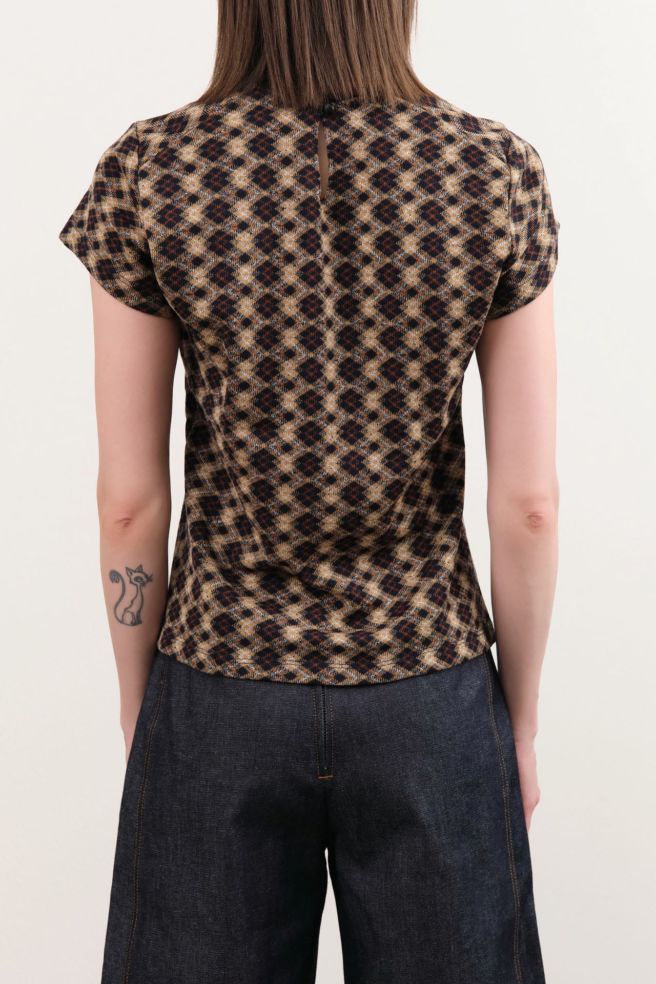 Rachel Comey Apparel Womens Blouses Mead Tee in Brown
