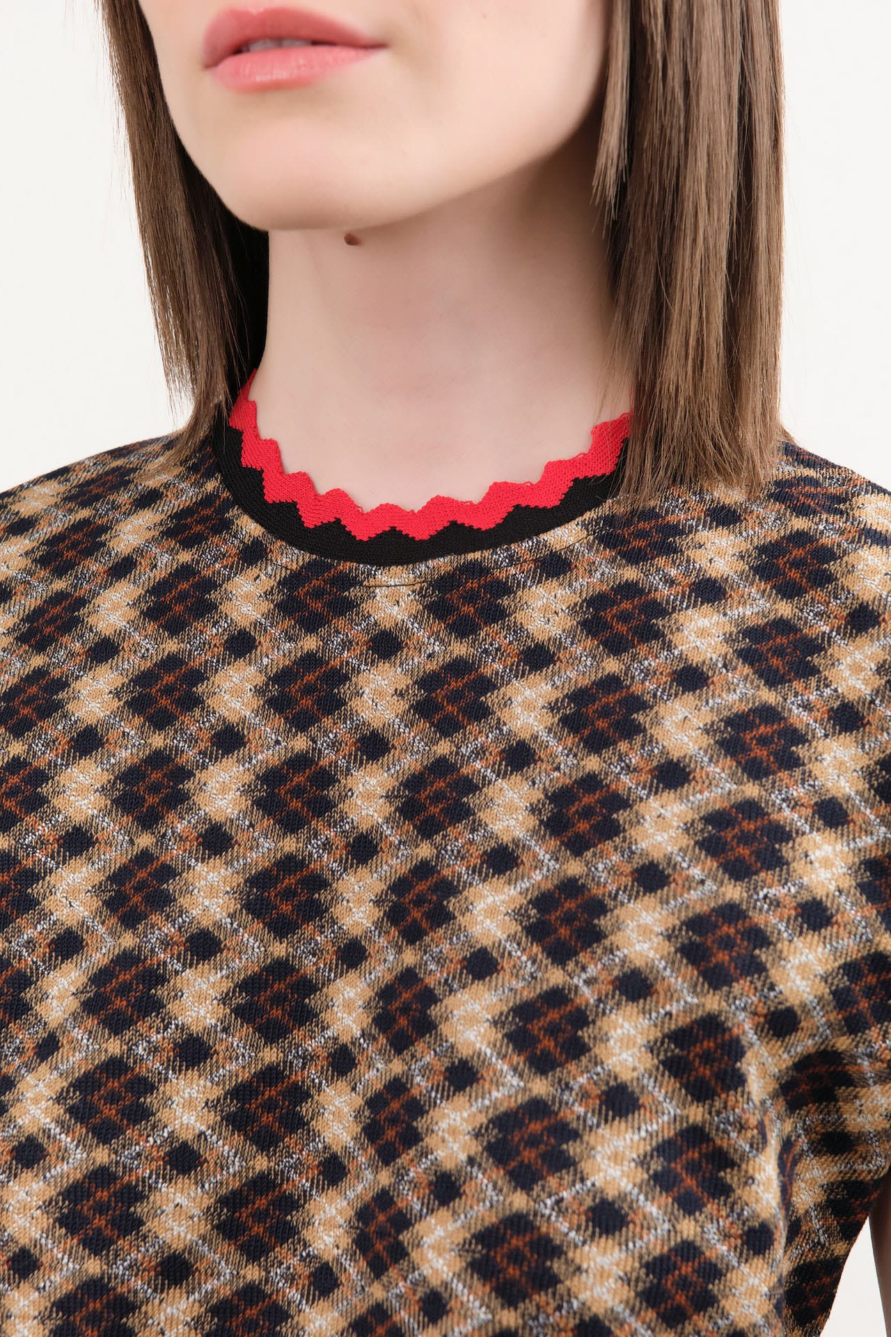 Rachel Comey Apparel Womens Blouses Mead Tee in Brown