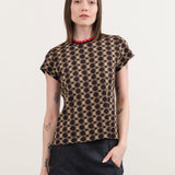 Mead Tee in Brown