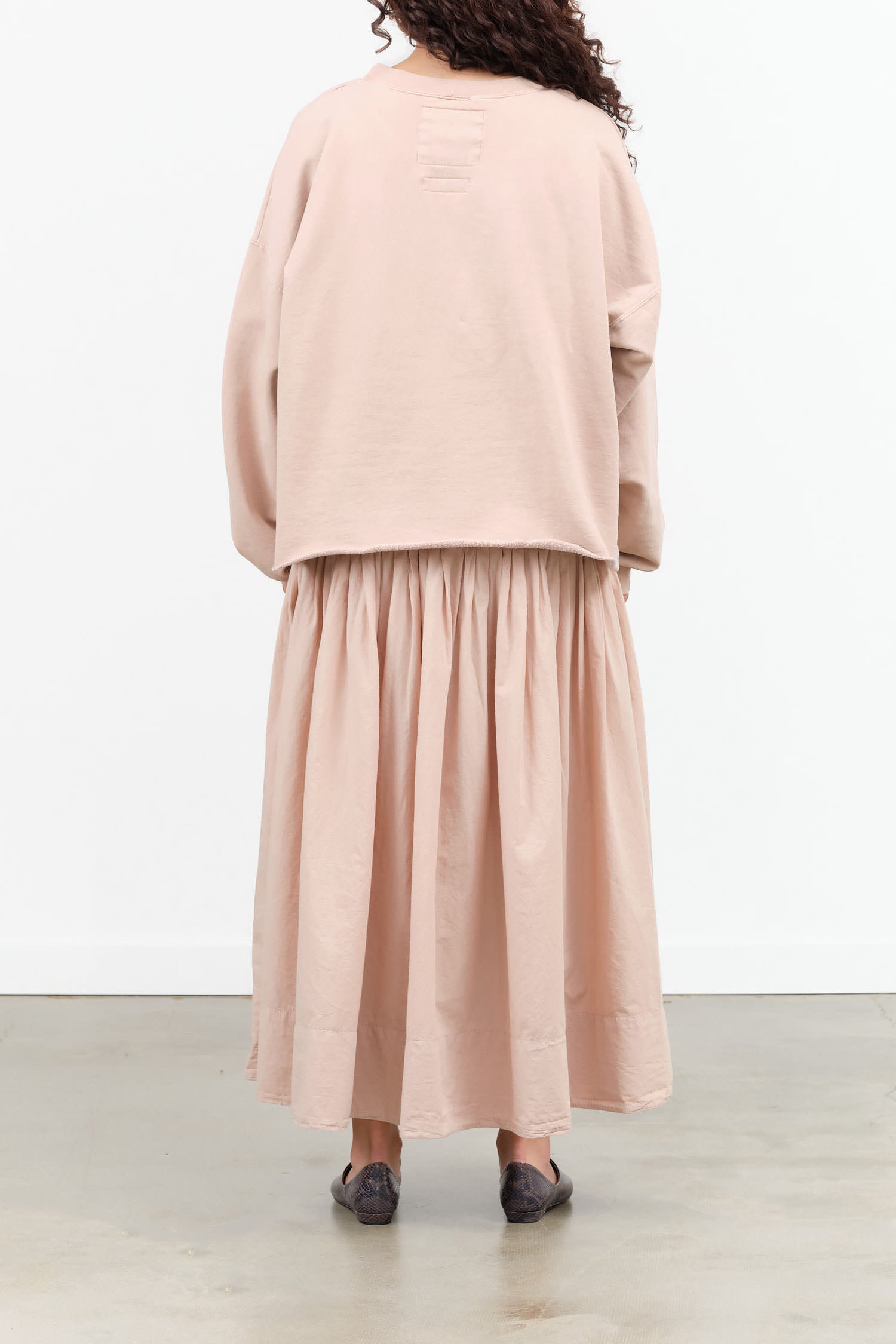 Buff Pink Fonder Sweater Mila Maxi Dress by Rachel Comey Designer Brand 