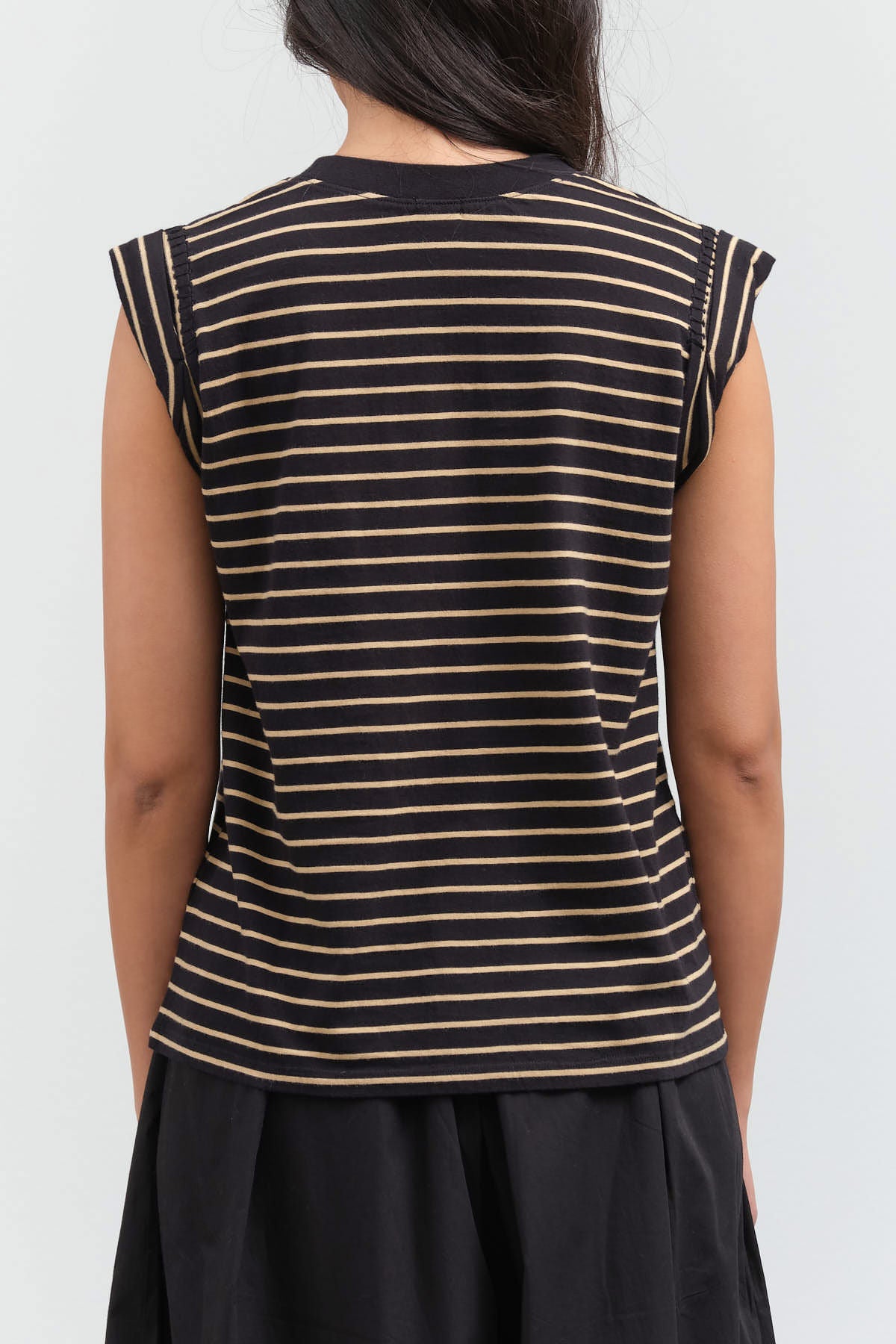 Back view of Miles Tee