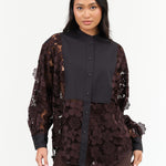 Rachel Comey Myra Top in Dark Brown 