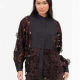 Rachel Comey Myra Top in Dark Brown 