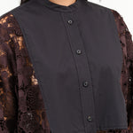 Dark Brown Myra Top by Rachel Comey