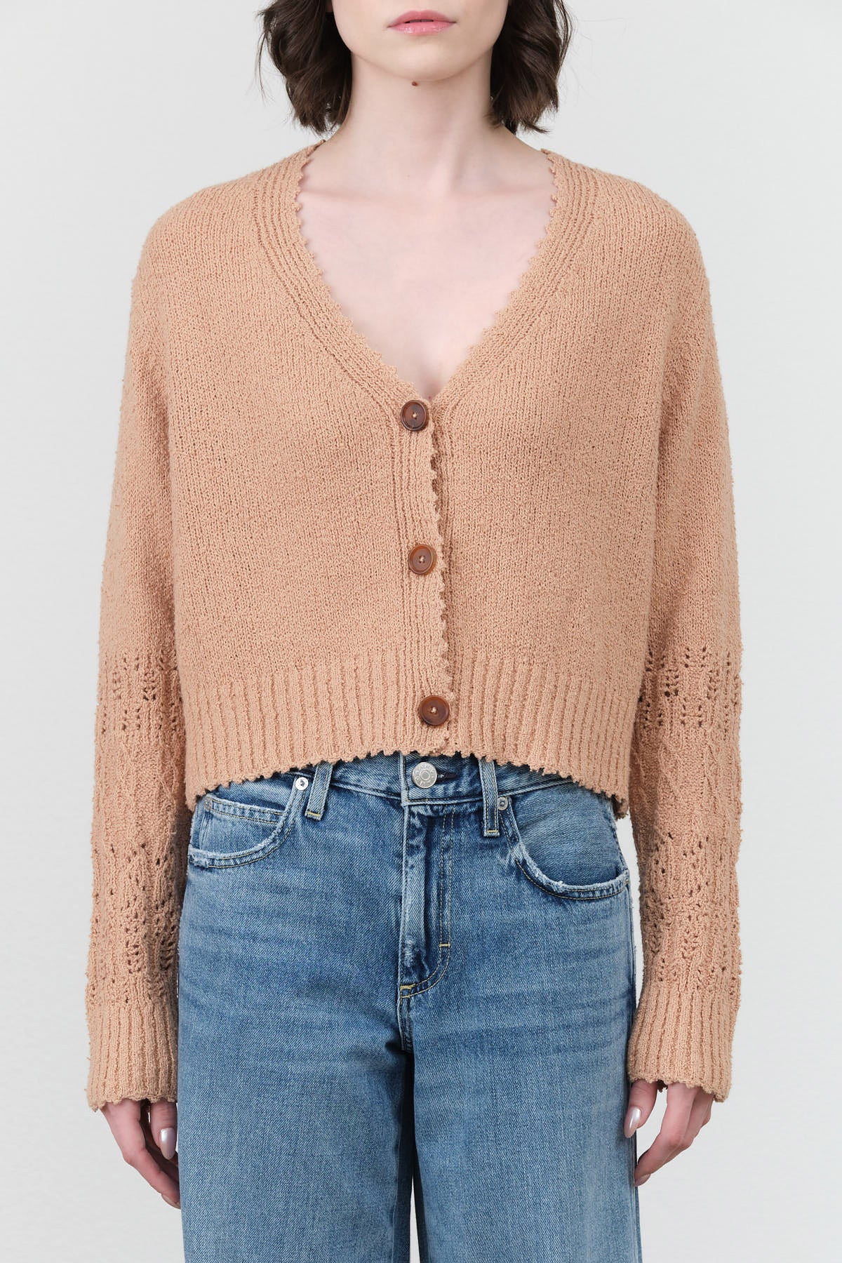 Olia Cardigan by Rachel Comey in Camel