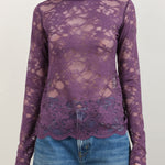 purple lace top from rachel comey