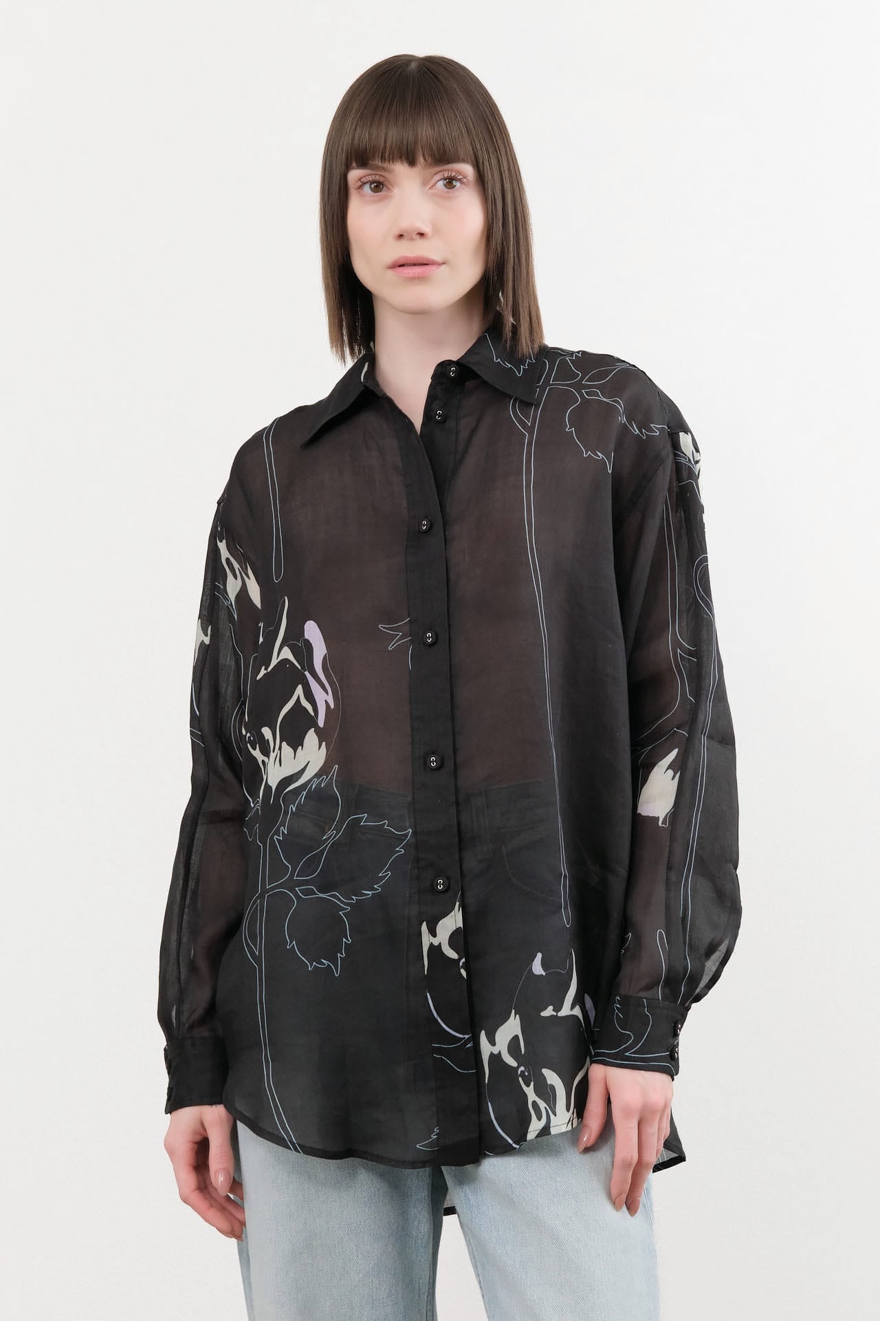 Rachel Comey Apparel Womens Blouses Risa Top in Black