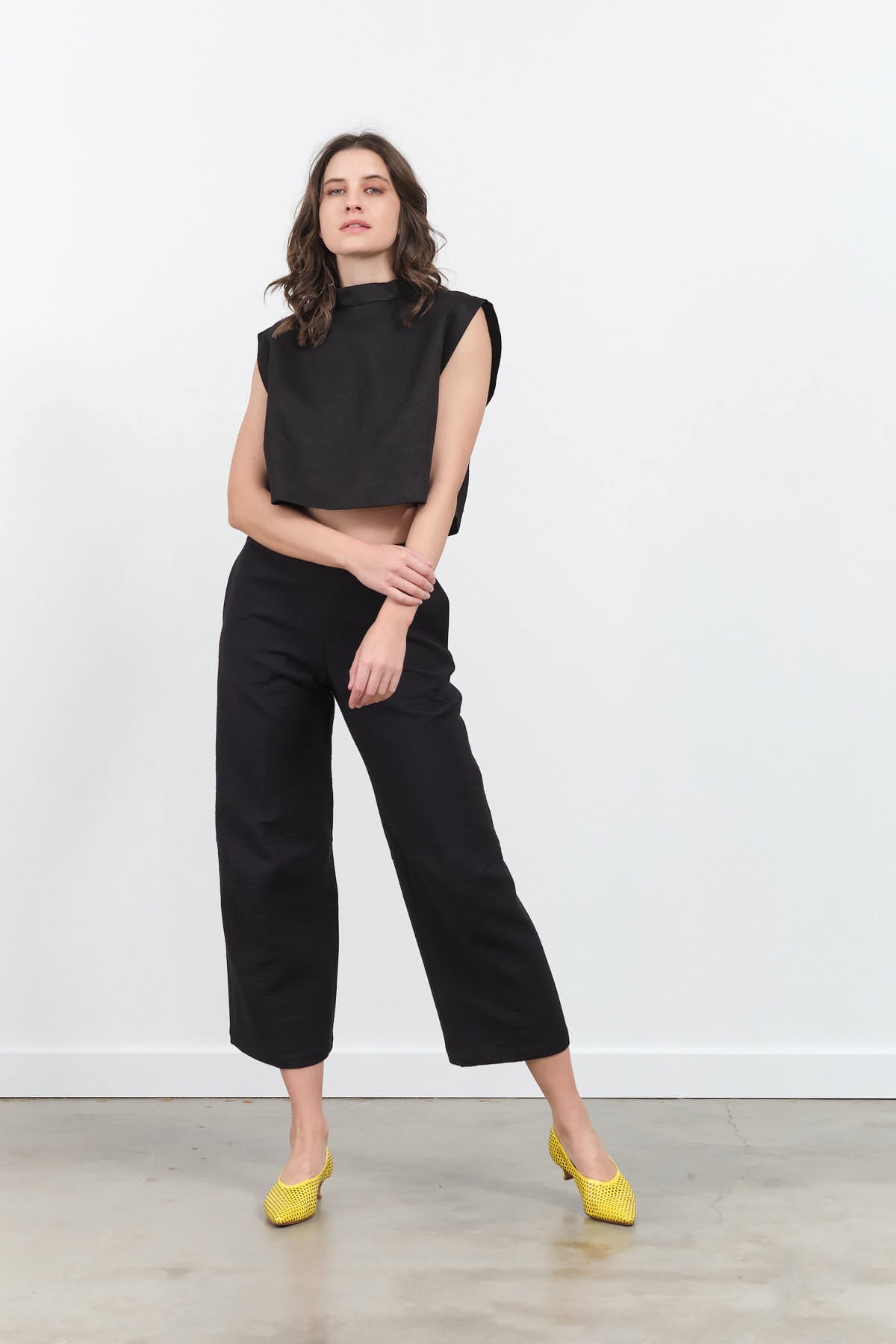 Styled view of Roa Pant in Black