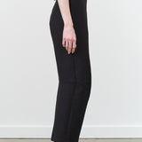 Rachel Comey Roa Pant in Black with Darted Knees and Zipper