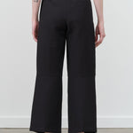 Roa Pant in Black Cropped Wide Leg Trouser with Zipper and Pockets High Waisted by Rachel Comey