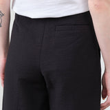 Black Roa Pant with Pockets and Zipper Straight Leg Trouser by Rachel Comey