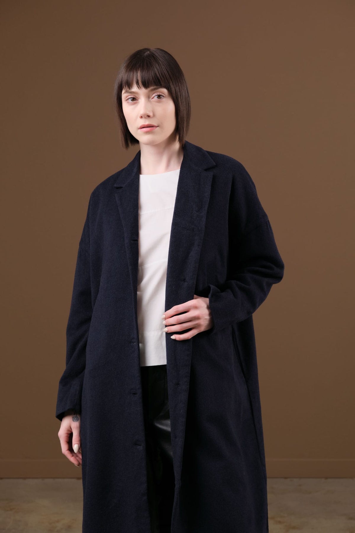 woman wearing rachel comey rugby top for double rewards weekend.