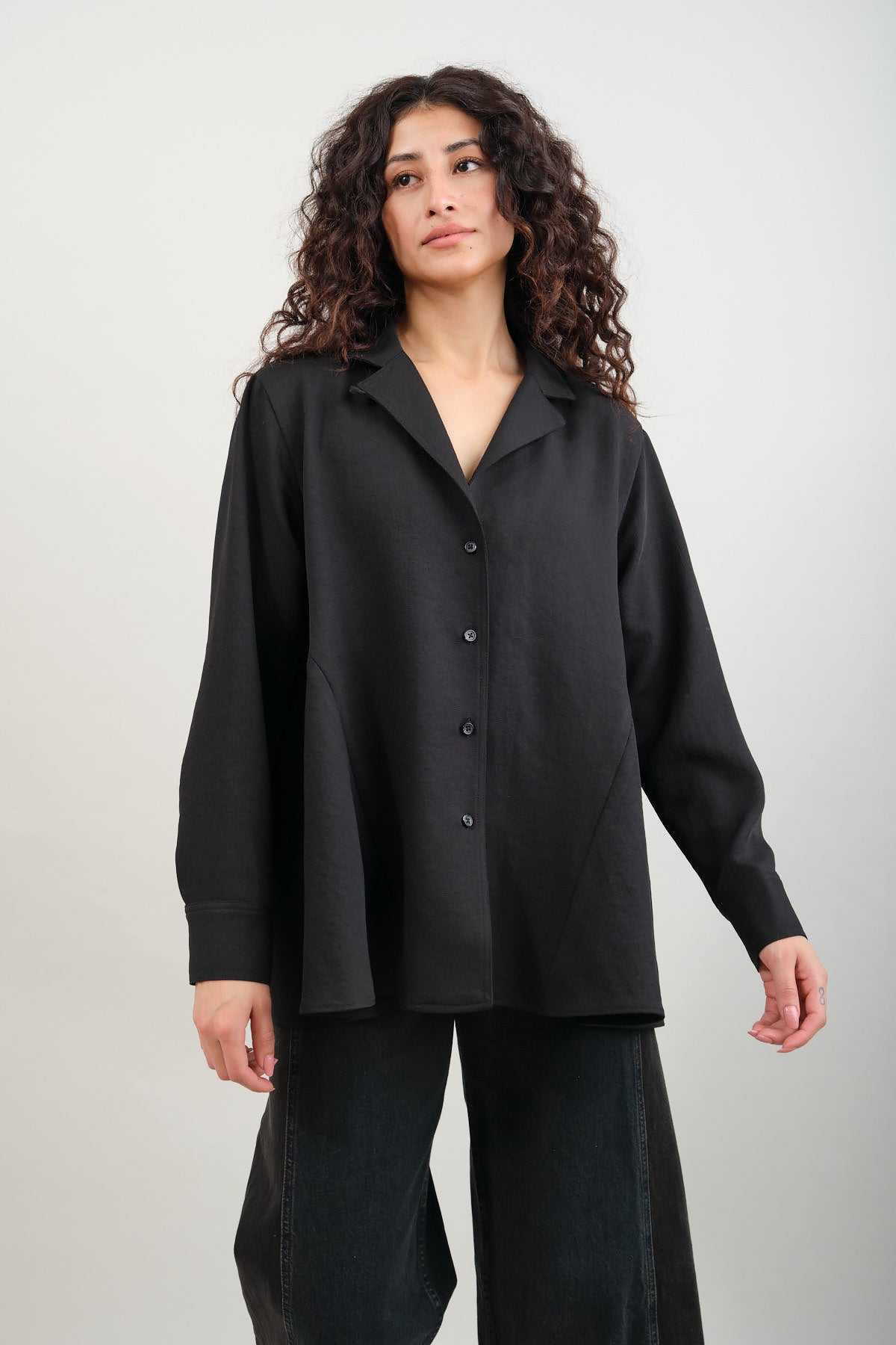 Loose fitted Rachel Comey Samora Top in Black