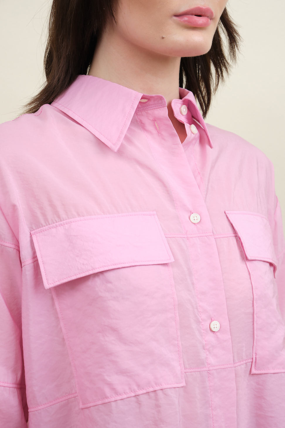 Rachel Comey ピンクペイズリーシャツ - シャツ/ブラウス(七分/長袖)