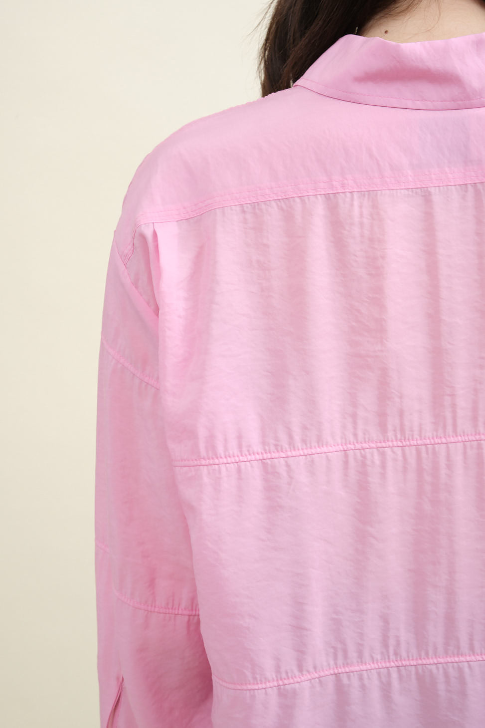 Panel detailing on Scotch Shirt in Pink