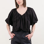 Rachel Comey Apparel Womens Blouses Shapley Top in Black