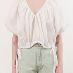 Rachel Comey Apparel Womens Blouses Shapley Top in White