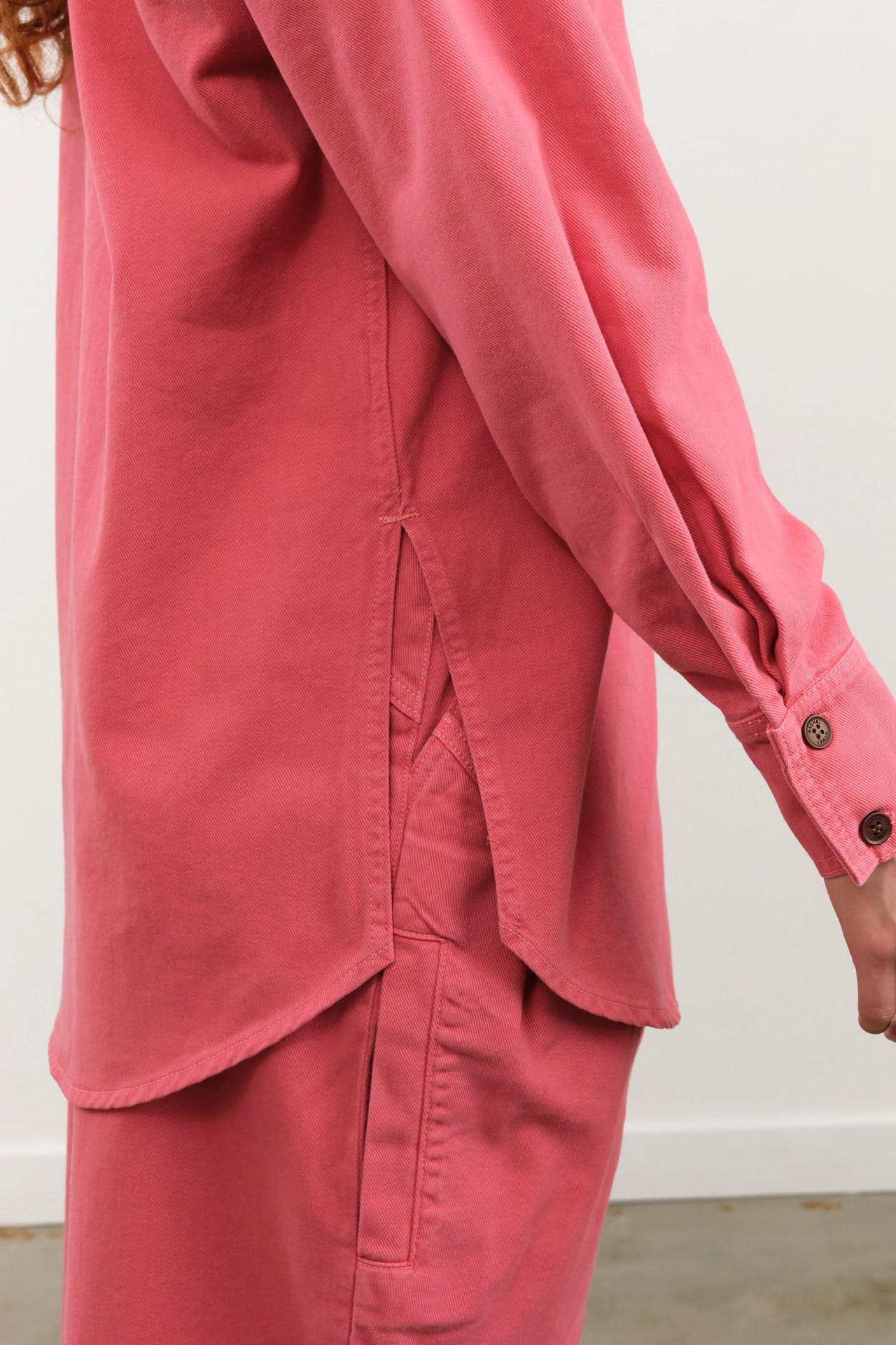 Rachel Comey Apparel Womens Blouses Supply Shirt in Guava