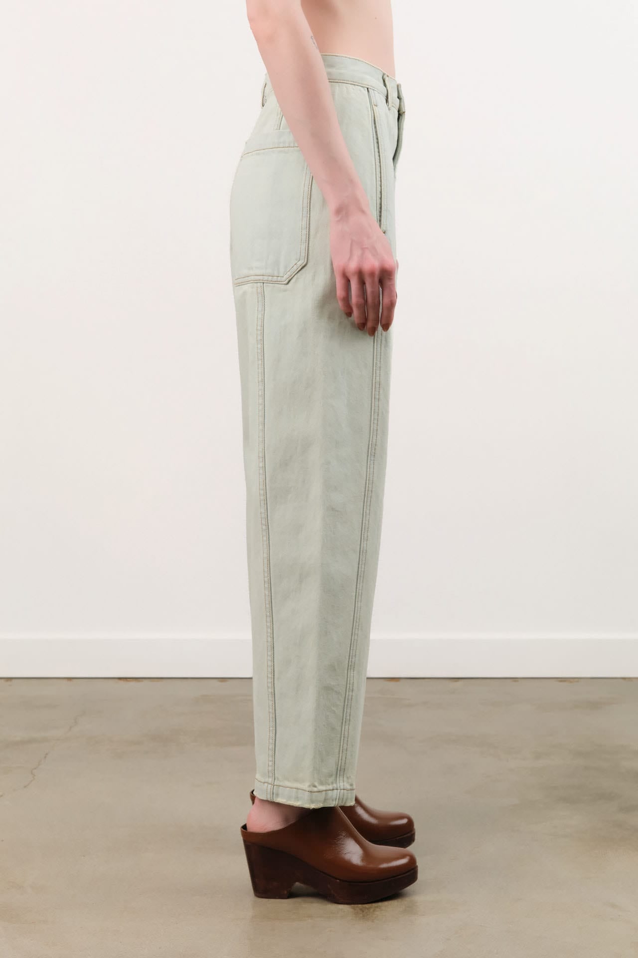 Rachel Comey Apparel Womens Denim Tamar Pant in Bleached