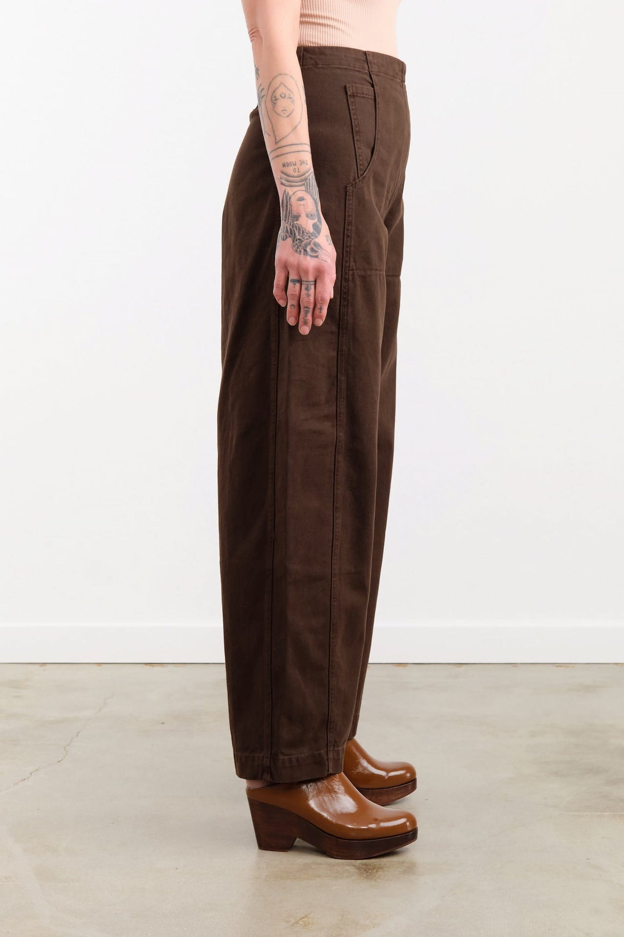 Rachel Comey Apparel Womens Denim Tany Pant in Chocolate