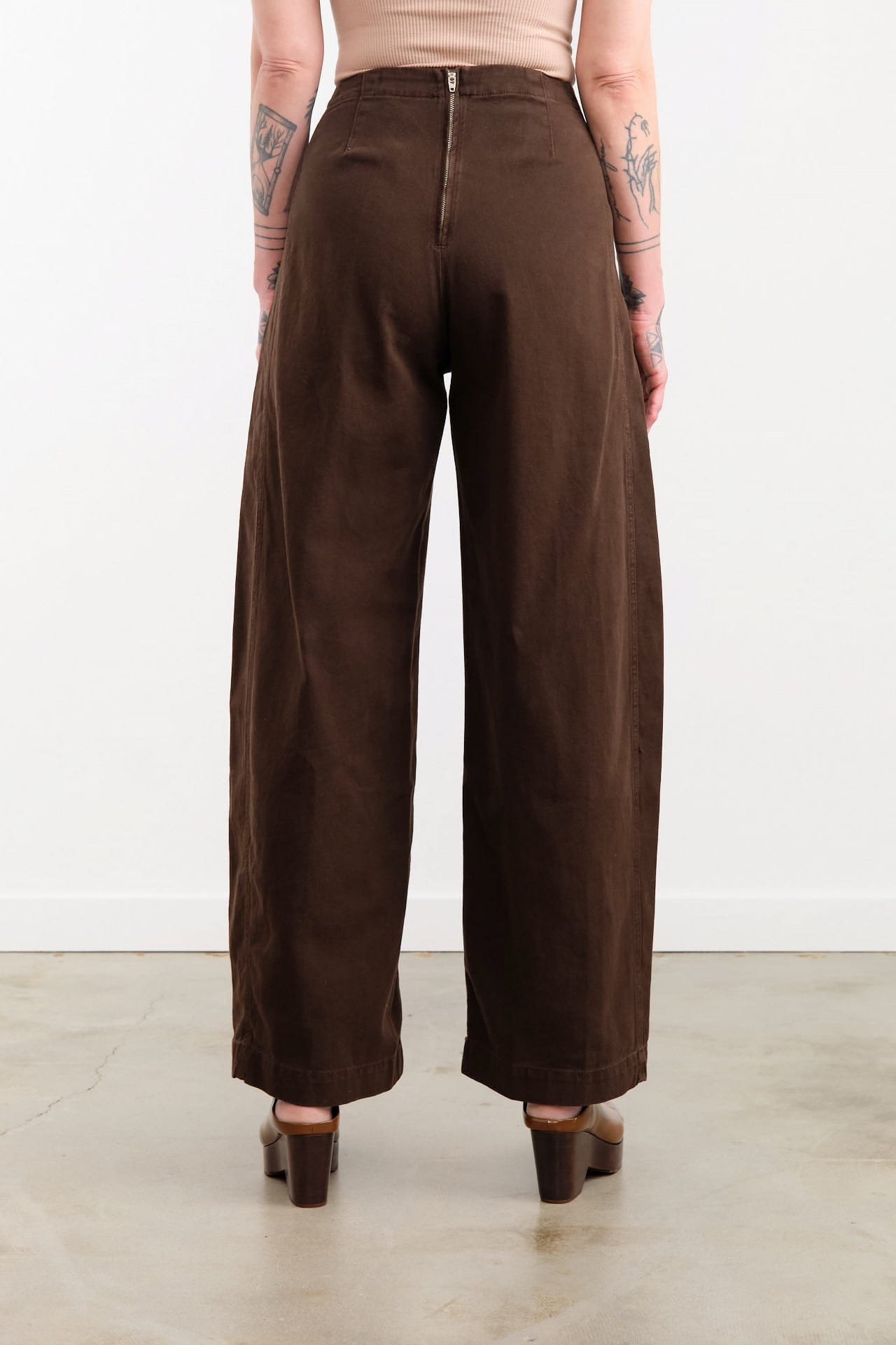 Rachel Comey Apparel Womens Denim Tany Pant in Chocolate