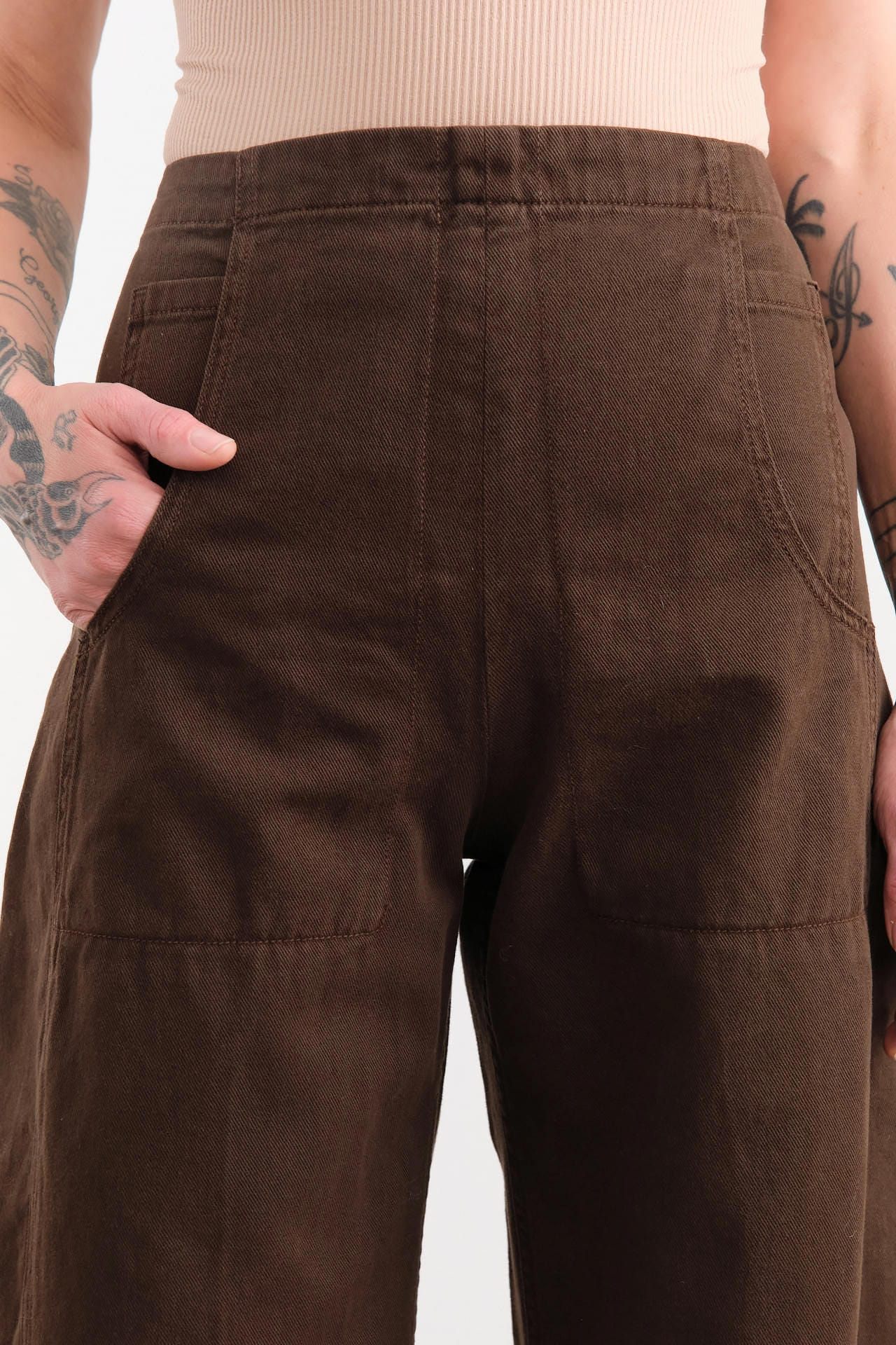 Rachel Comey Apparel Womens Denim Tany Pant in Chocolate