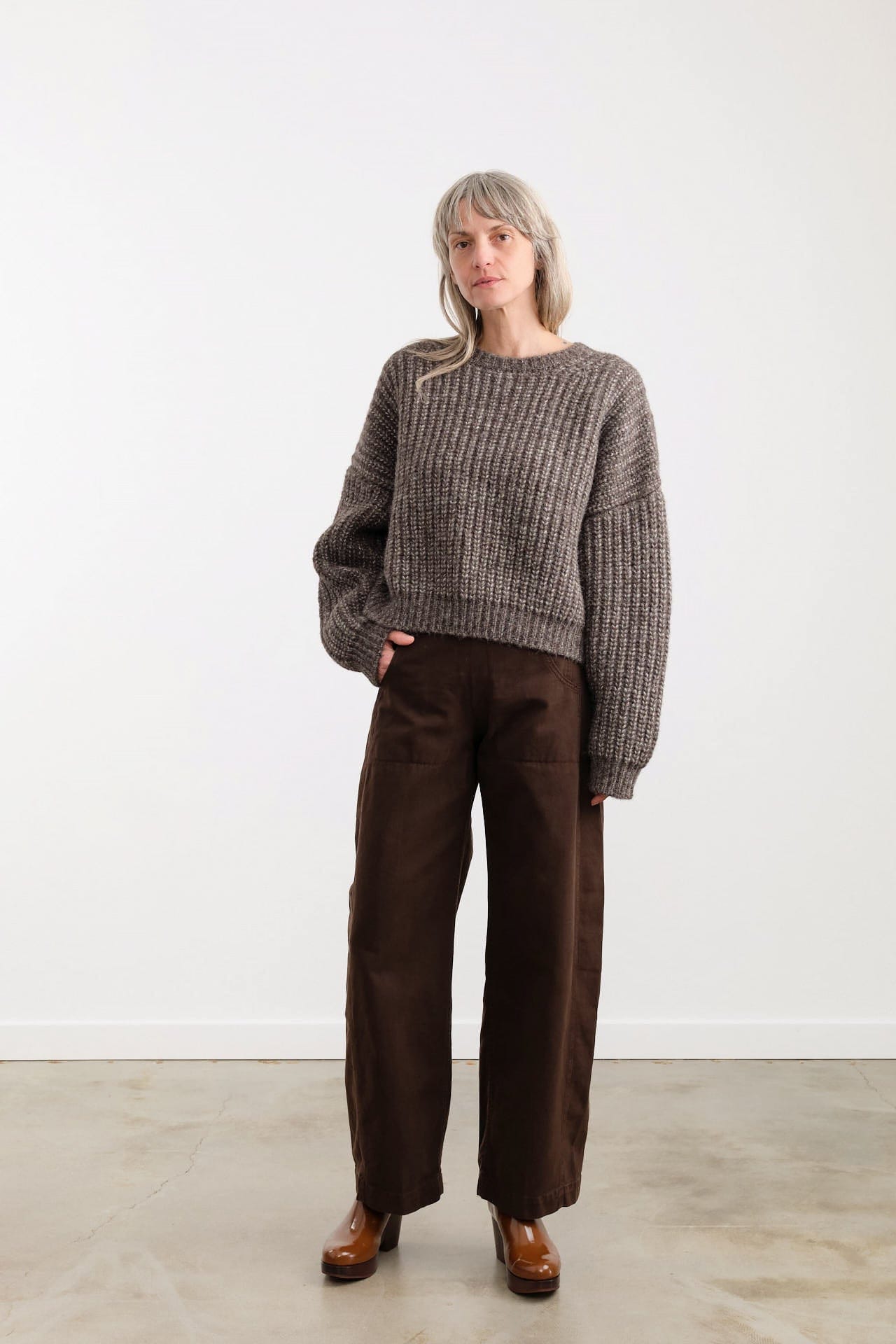 Rachel Comey Apparel Womens Denim Tany Pant in Chocolate