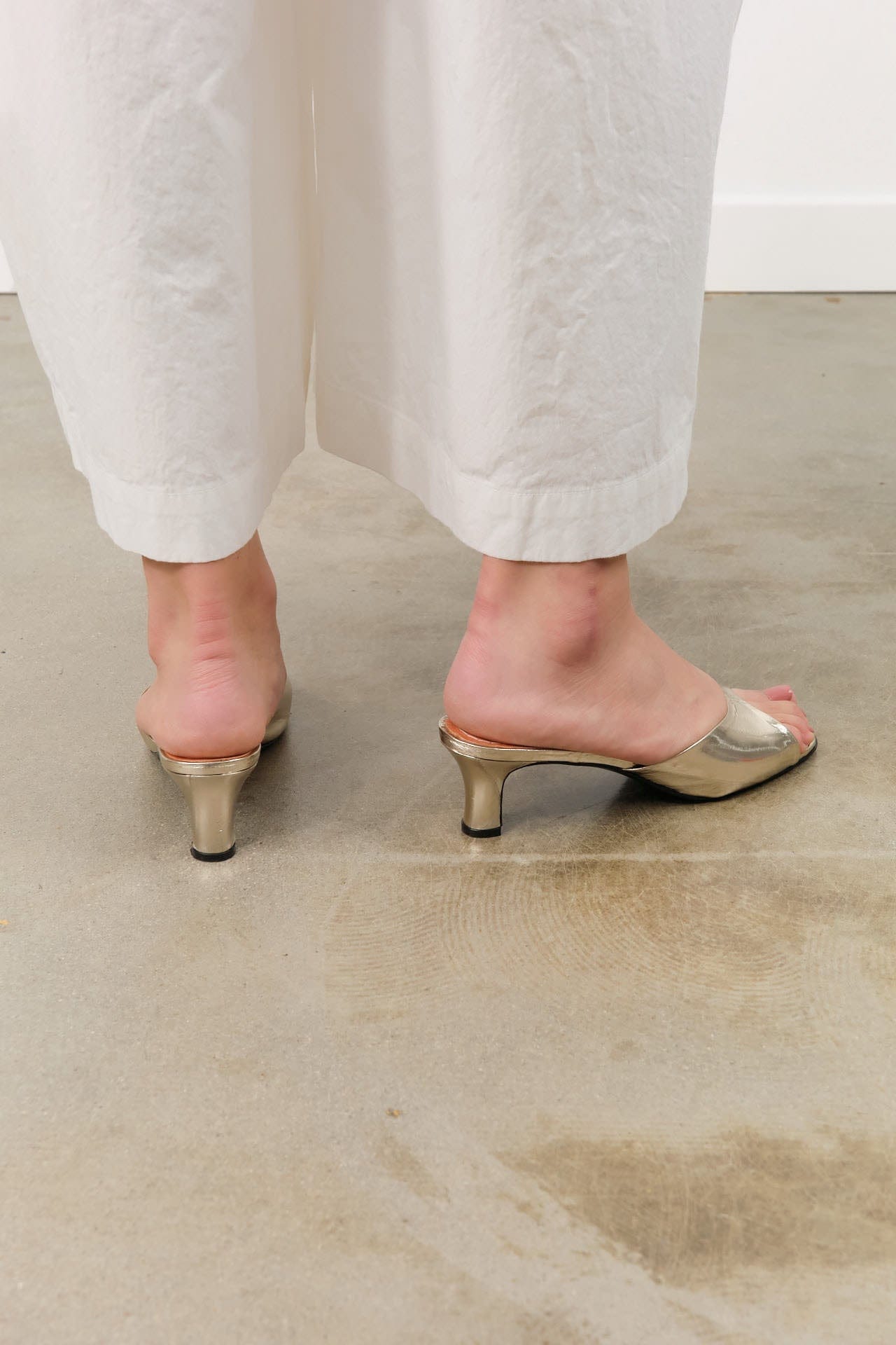 Rachel Comey Accessories Womens Shoes Taro Heel in Gold