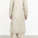 Rachel Comey Designer Brand  Ivory White Wool Reversible Vanelli Button Trench Coat