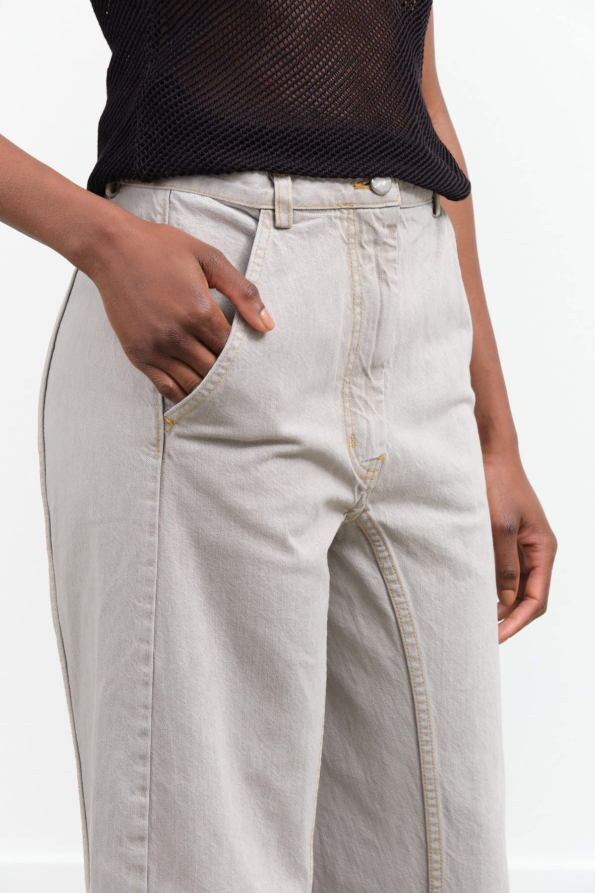 Khaki Wash Zveda Pant by Rachel Comey