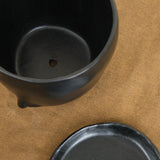 Inside of Face Pot Set in Black