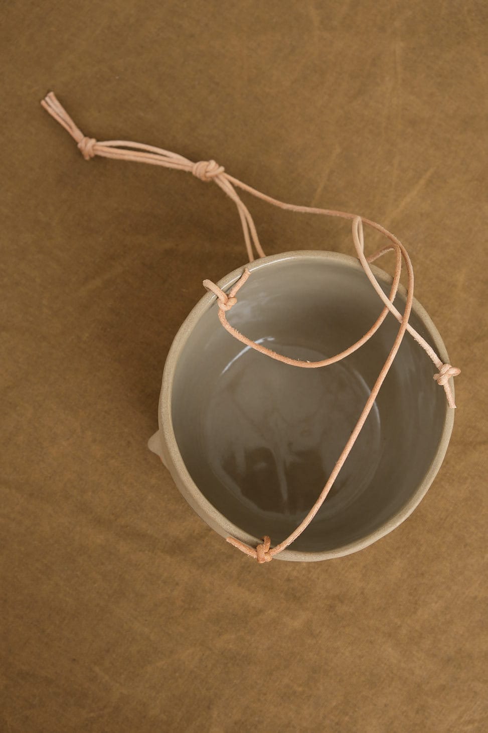 Inside of Girl Face Pot Hanging