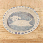 Rami Kim Studio Home Kitchen Serving Gussy Oval Ring Dish Down