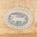 Rami Kim Studio Home Kitchen Serving Gussy Oval Ring Dish Stand