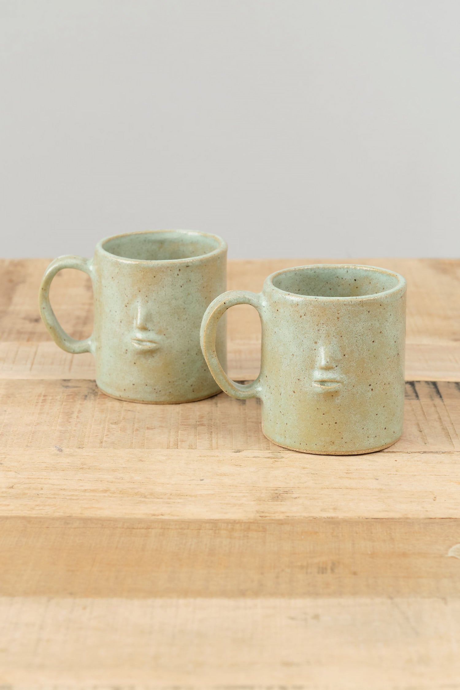 Rami Kim Studio Home CoffeeTea Small Mini Face Coffee Mug Honey Dew