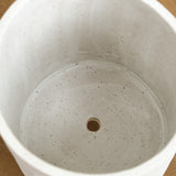 Inside of Tripod Mini Face Planter in White